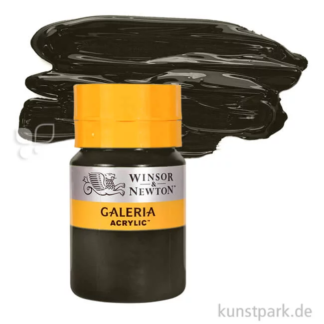 Artikelbild 1 des Artikels “Winsor & Newton GALERIA Acrylfarben 250 ml Flasche | 337 Lampenschwarz“
