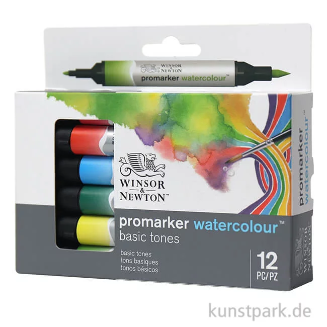 Artikelbild 1 des Artikels “Winsor & Newton Watercolour Marker 12 Stifte im Set “
