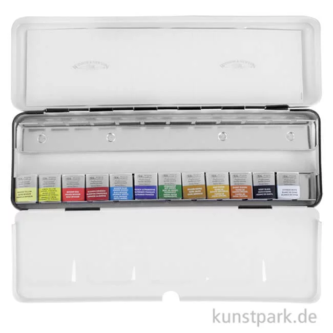Artikelbild 1 des Artikels “Winsor & Newton Aquarell Black Box mit 12 halben Näpfen “