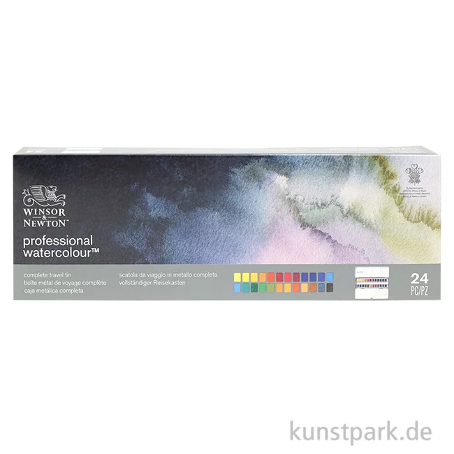 Artikelbild 1 des Artikels “Winsor & Newton Aquarellkasten mit 24 halben Näpfen “