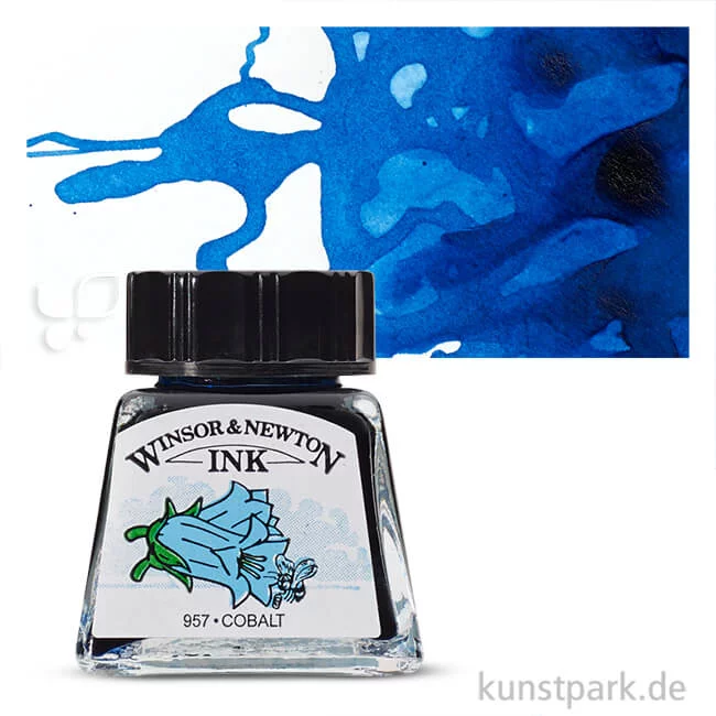 Artikelbild 1 des Artikels “Winsor & Newton Drawing Ink, 14 ml Einzelfarbe | Kobalt“