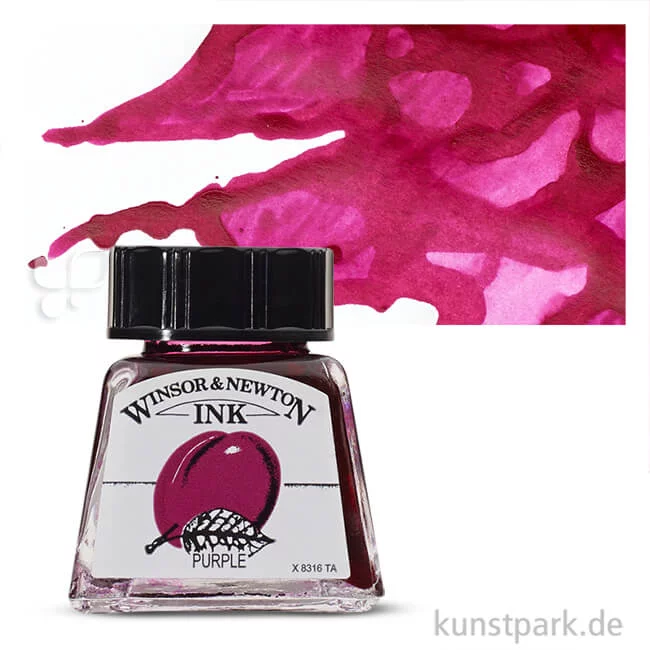 Artikelbild 1 des Artikels “Winsor & Newton Drawing Ink, 14 ml Einzelfarbe | Purpur“