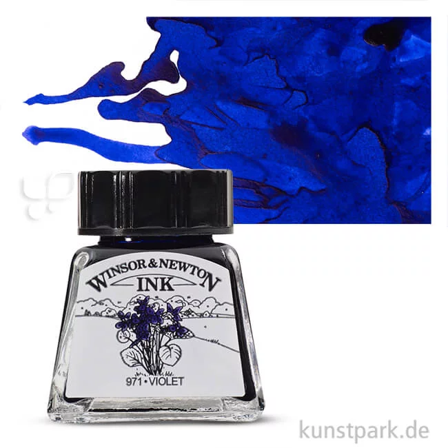 Artikelbild 1 des Artikels “Winsor & Newton Drawing Ink, 14 ml Einzelfarbe | Violett“