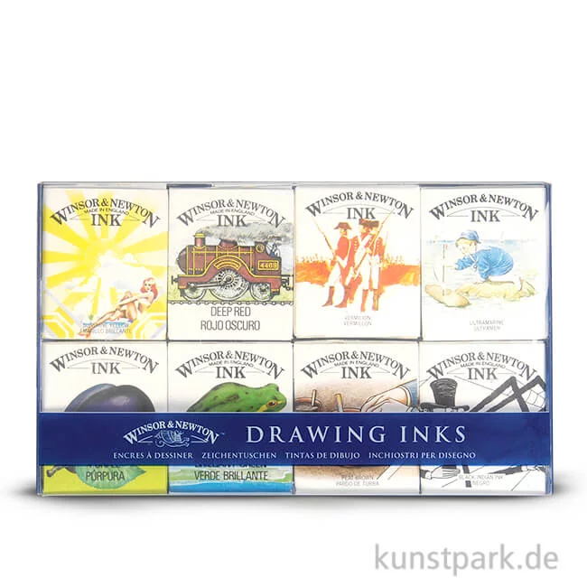 Artikelbild 1 des Artikels “Winsor & Newton INK William Einführungsset mit 8 x 14 ml Flaschen “