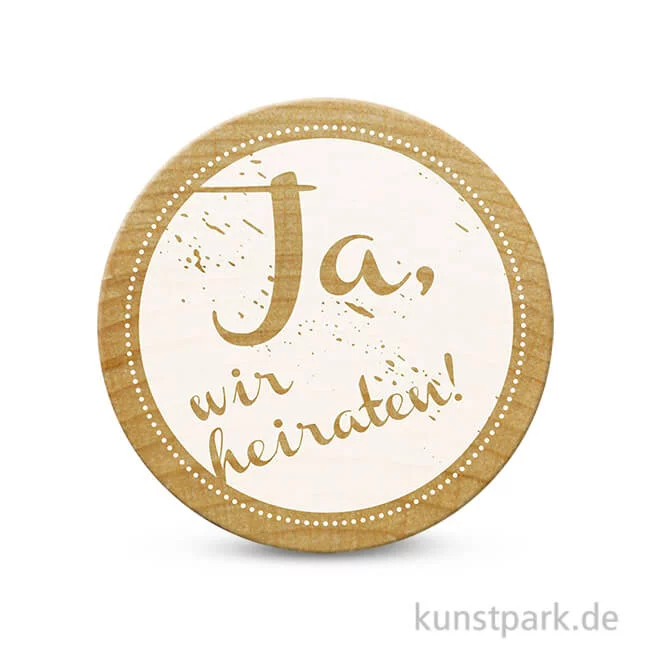 Artikelbild 1 des Artikels “Woodies Stempel - Ja, wir heiraten! “
