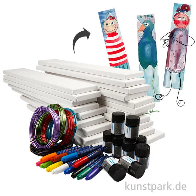 Artikelbild 1 des Artikels “XXL Set - Bastelmaterial für lustige Aquarellbilder für ca. 20 Personen “