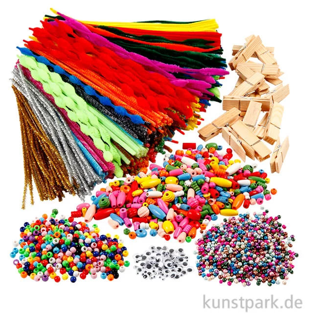 Artikelbild 1 des Artikels “XXL Set - Bastelmaterial für Pfeifenreiniger-Figuren für ca. 20 Personen “
