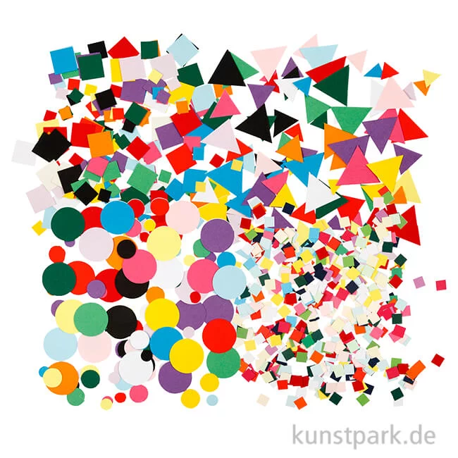 Artikelbild 1 des Artikels “XXL Set - Bastelmaterial Mosaik aus Pappe, ca. 80.000 Stück “