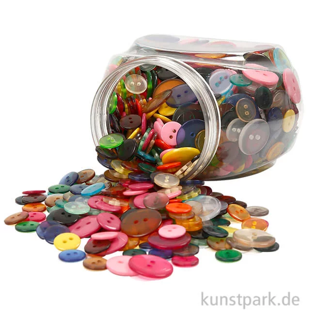 Artikelbild 1 des Artikels “XXL Set - Knöpfe in verschiedenen Größen, 800 Stück “