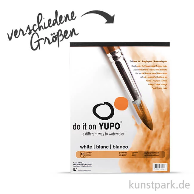 Artikelbild 1 des Artikels “YUPO Aquarellpapier, 10 Blatt, 200g “