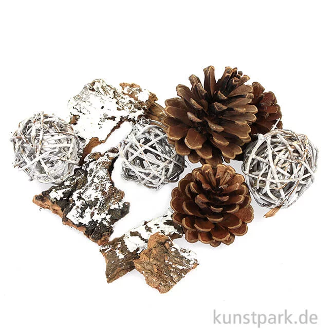 Artikelbild 1 des Artikels “Zapfen-Potpourri braun geweißt “