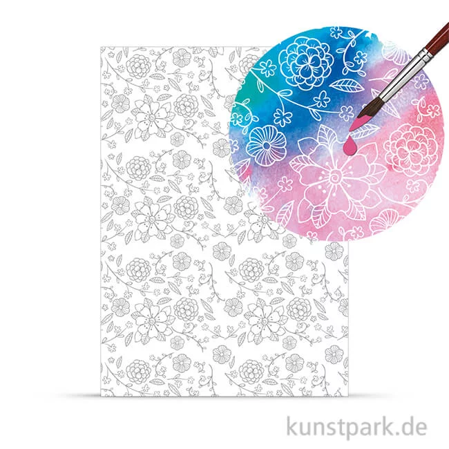 Artikelbild 1 des Artikels “Zauberpapier - Blüten, DIN A4, 250 g “