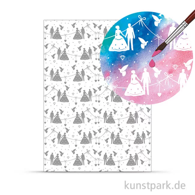 Artikelbild 1 des Artikels “Zauberpapier - Hochzeit, DIN A4, 250 g “