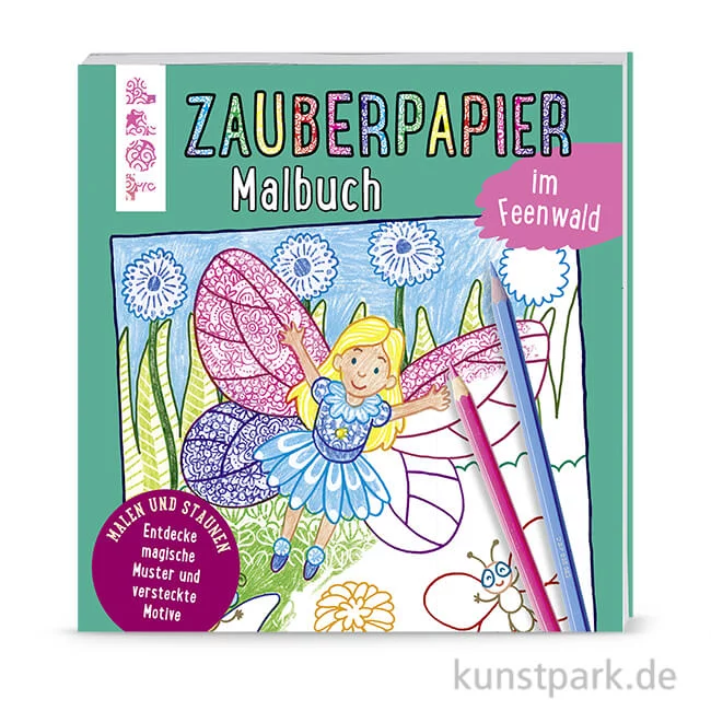 Artikelbild 1 des Artikels “Zauberpapier Malbuch - Feenwald, Topp Verlag “