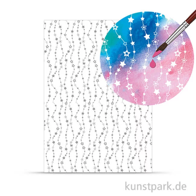 Artikelbild 1 des Artikels “Zauberpapier - Sterne, DIN A4, 250 g “