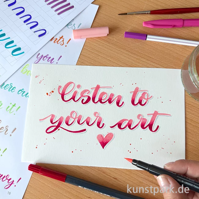Artikelbild 1 des Artikels “Zeichenkurs - Brushlettering - 10.10.26 “