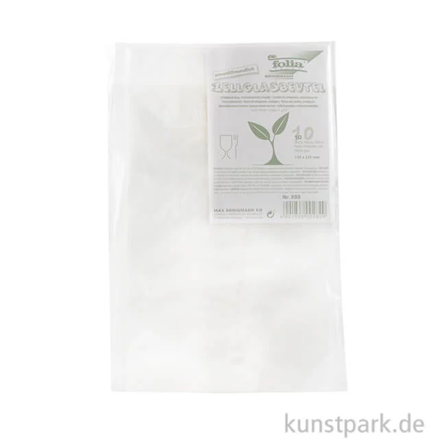 Artikelbild 1 des Artikels “Zellglasbeutel ohne Druck, 10 Stück 115x190 mm“