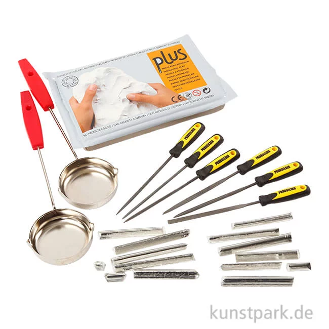 Artikelbild 1 des Artikels “Zinngießen in Ton - Kreativ-Set mit viel Zubehör “