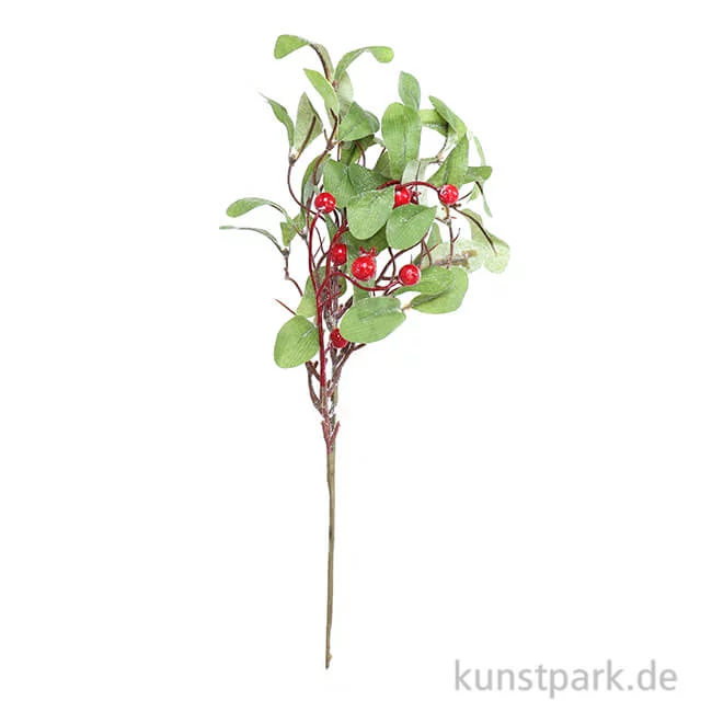Artikelbild 1 des Artikels “Zweig mit Blättern und roten Beeren, 40 cm “