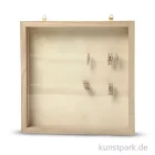 Artikelbild 1 des Artikels “3D-Rahmen aus Holz mit Schiebedeckel aus Plexiglas, Größe 23x23 cm “