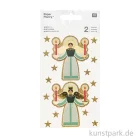 Artikelbild 1 des Artikels “3D Sticker - Engel groß, Sterne, 1 Bogen “