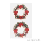 Artikelbild 1 des Artikels “3D Sticker - Weihnachtskränze, 2 Aufkleber “