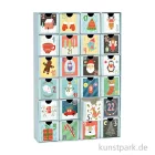 Artikelbild 1 des Artikels “Adventskalender aus Pappe mit 24 Boxen, Blau, 26 x 39 x 6 cm “