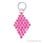 Artikelbild 1 des Artikels “Anhänger Brick-Stitch - Raute, Neon-Pink “