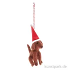 Artikelbild 1 des Artikels “Anhänger Filz Weihnachtshund, Braun, 14 x 5 x 8 cm “