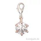 Artikelbild 1 des Artikels “Anhänger Glasschliffstein gefasst - Roségold “