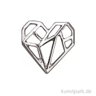 Artikelbild 1 des Artikels “Anhänger Origami - Herz, Silber “