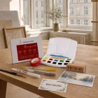 Artikelbild 1 des Artikels “Aquarell Karten Set - Weihnachtskarten malen “