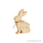 Artikelbild 1 des Artikels “Aufsteller Hase, Frohe Ostern, Holz, Natur, 9 x 15 x 2 cm “