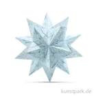 Artikelbild 1 des Artikels “Bascetta-Stern Bastelset - Weiß-Winterornament Eisblau, 90g 15 x 15 cm“