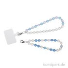 Artikelbild 1 des Artikels “Bastelset Handyketten aus Holzperlen, Hellblau “