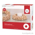 Artikelbild 1 des Artikels “Bastelset Holzkugelkranz, 330 Kugeln + Styroporring, 20 cm Durchmesser “