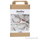 Artikelbild 1 des Artikels “Bastelset Schmuck, Achat Perlenschmuck, Beige, Orange, Perlmuttweiß “