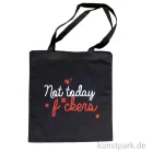 Artikelbild 1 des Artikels “Baumwolltasche, Schwarz, Bedruckt, Design, Not today “
