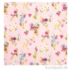 Artikelbild 1 des Artikels “Beschichteter Baumwollstoff - Blumen Rosa - 1 m x 1,5 m “