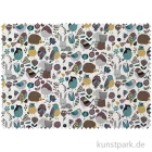 Artikelbild 1 des Artikels “Baumwollstoff - Waldtiere - 1 m x 1,6 m “