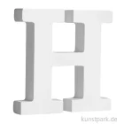 Artikelbild 1 des Artikels “Buchstaben aus MDF Holz, Weiß, Höhe 11 cm, Stärke 2 cm Einzeln | H“