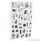 Artikelbild 1 des Artikels “Bullet Journal Stempel - Hobbies, 46 Motive “