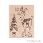 Artikelbild 1 des Artikels “Butterer Stempel - Wichtel im Glück, 7 x 9 cm “