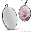 Artikelbild 1 des Artikels “Cabochon Anhänger Oval - 42x33 mm - Silber “