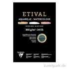 Artikelbild 1 des Artikels “Clairefontaine ETIVAL Aquarellblock - Schwarz, 300 g, 15 Blatt DIN A2“