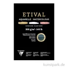 Artikelbild 1 des Artikels “Clairefontaine ETIVAL Aquarellblock - Schwarz, 300 g, 15 Blatt DIN A3“