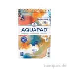 Artikelbild 1 des Artikels “Clairefontaine - Goldline Aquapad Aquarellblock Spiral, 25 Blatt, 300g DIN A5+“