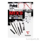 Artikelbild 1 des Artikels “Clairefontaine Paint'ON Papier Mix, 9 Farben, 250 g, 27 Blatt DIN A4“
