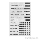 Artikelbild 1 des Artikels “Clear Stamp Kalender - Druckschrift “