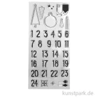 Artikelbild 1 des Artikels “Clear Stamps - Adventskalender Nordic mit 34 Motiven als Silikonstempel “
